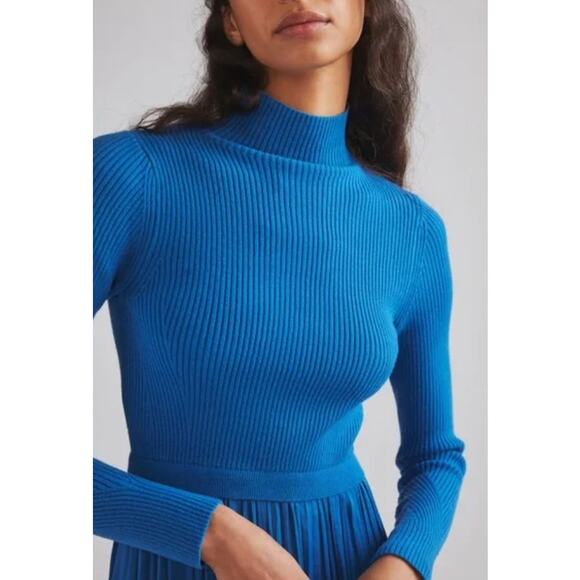 By Anthropologie Thea Twofer Maxi Sweater in Blue (Size XS) - Picture 3 of 12